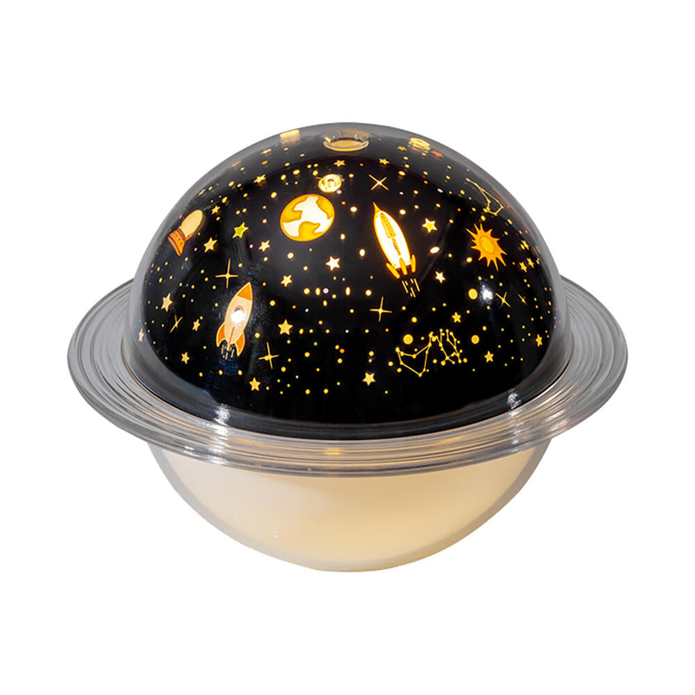 Humidificador Con Forma Saturno, Océano y Navidad Luz Led
